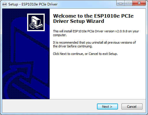 ESI ESP1010e声卡驱动 v2.09 官方最新版0