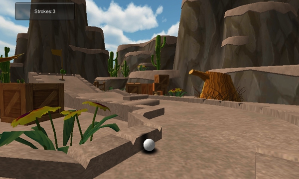3D卡通沙漠迷你高尔夫( Desert Mini Golf 3D) v1.3 安卓版1