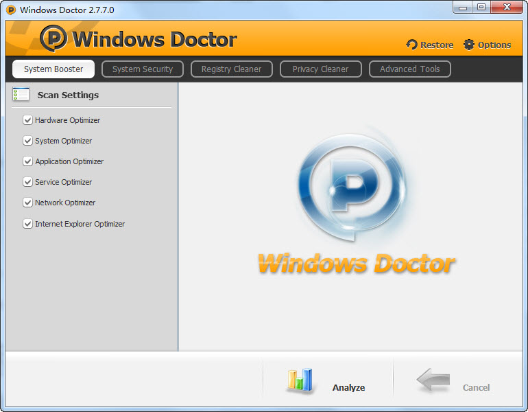 Windows Doctor(系统优化工具) v2.7.9 特别版0