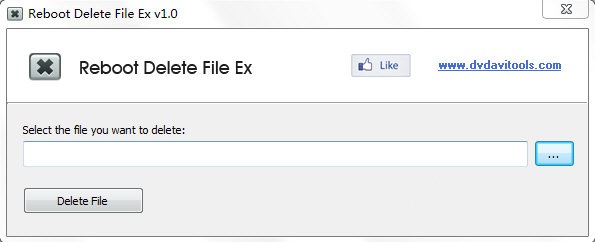 文件强制删除工具(Reboot Delete File Ex) v1.1 免费版0