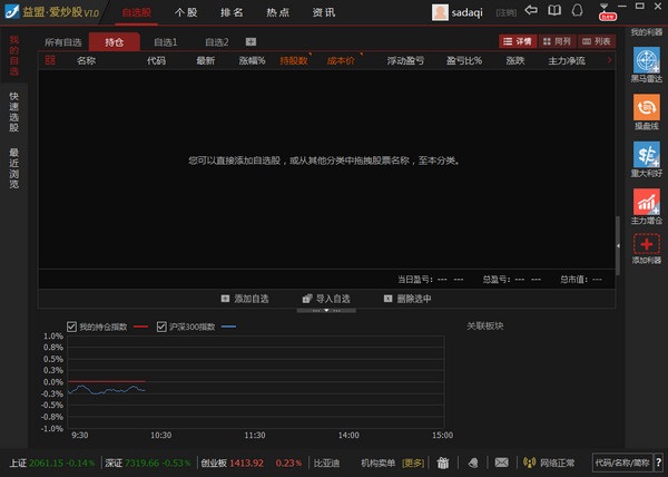 益盟爱炒股软件 v1.0.9 绿色版0