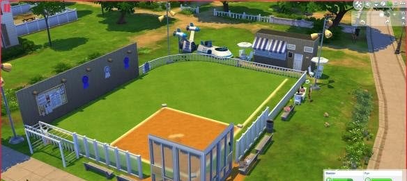 模拟人生4(The Sims4)麦肯内斯小型棒球场MOD v1.0 绿色版0