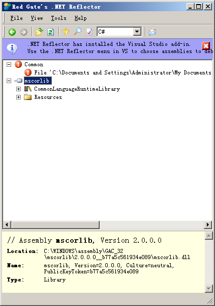 Reflector(C# DLL反编译软件) v6.1.0.11 英文绿色版0