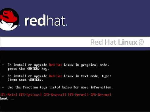 RedHat linux v9.0 简体中文正式版_红帽子9.0版0