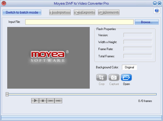 SWF转换工具(Moyea SWF to Video Pro) v3.12 绿色便捷版0