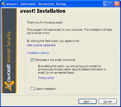 Avast! Internet Security(杀毒软件) v10.0.2208 英文官方安装版0