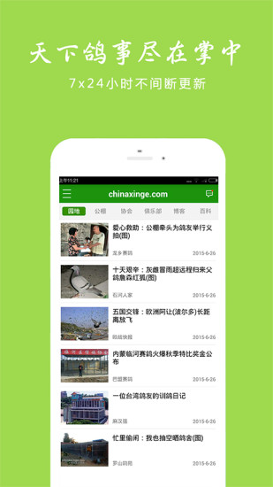 中国信鸽信息网 v20230528 安卓版1