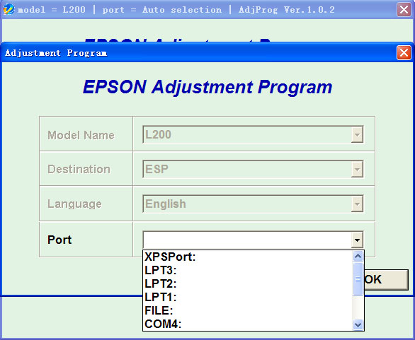 epson l200清零中文版 v1.0.2 绿色版0