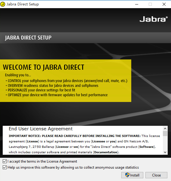 捷波朗蓝牙耳机驱动(JABRA DIRECT) v3.1 官方最新版0