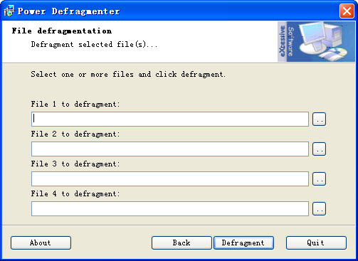 Power Defragmenter(磁盤碎片整理工具)0