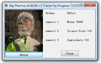 大制藥廠三項(xiàng)修改器 v0.40.04 Progesor版 0