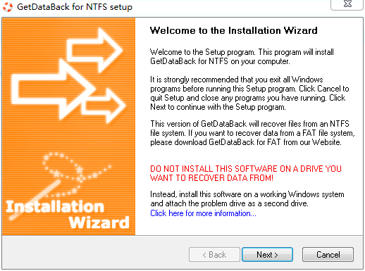 GetDataBack for NTFS v4.33 官方版0