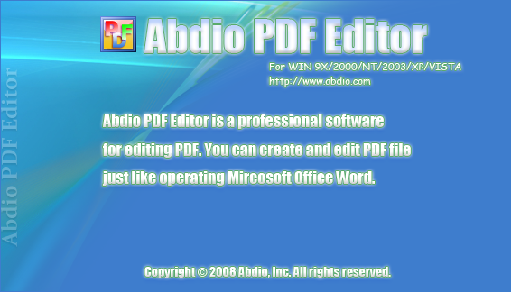 MicroAdobe PDF Editor v8.0 官方版0