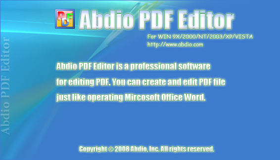 MicroAdobe PDF Editor v8.0 官方版 0