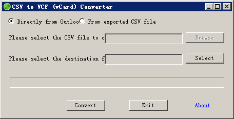 csv转vcf(vCard转换器) V1.0 绿色免费版0