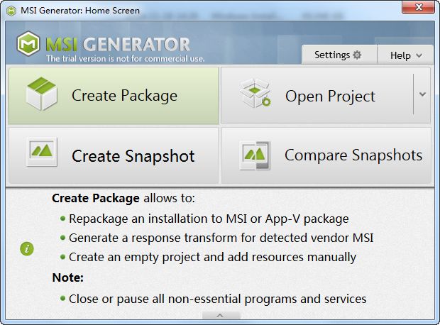MSI Generator(安装包制作工具) v3.3.1 官方版0