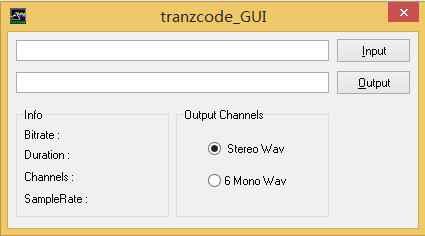 tranzcode_GUI(音频转换工具) v1.01 绿色版0