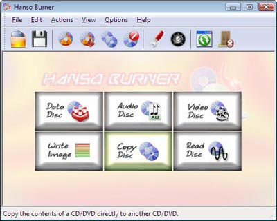 Hanso Burner(光盘刻录工具) v1.2.0 绿色版0