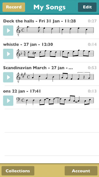 听声写乐谱iPhone版(ScoreCloud Express) v2.5..5 苹果版1
