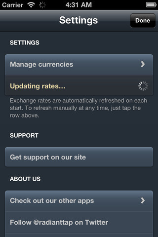 实时汇率转换苹果版 v1.1 iphone手机版2