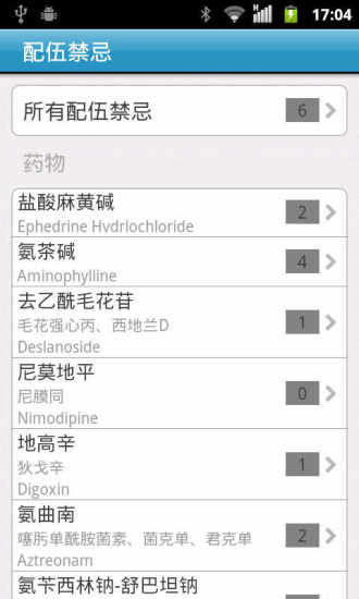配伍禁忌 v2.0.2 安卓版 2