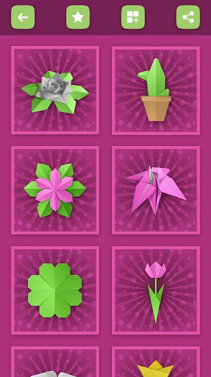 折紙花卉紙計(jì)劃軟件(Origami Flowers) v1.2 安卓版 3