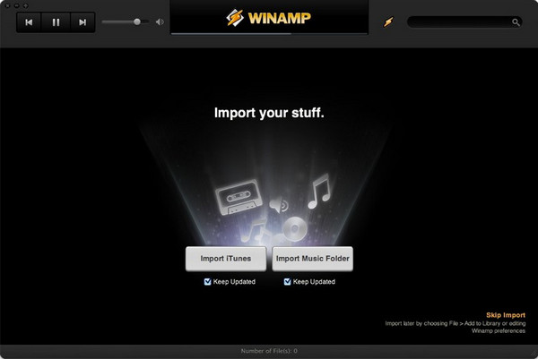 Winamp播放器 for mac v0.8.1 苹果电脑版0