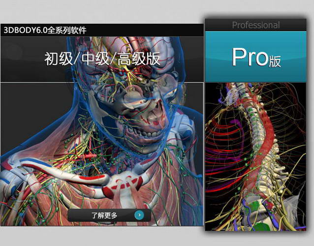 3DBody三维交互解剖软件 v6.0 免费版_三维人体解剖软件0