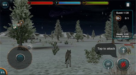 愤怒的狼模拟器无限金币修改版(Angry Wolf Simulator 3D) v1.1 安卓版0