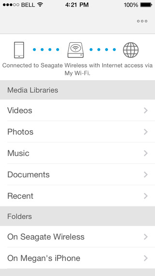 Seagate Media iPhone版 v2.32.2.6 苹果版1