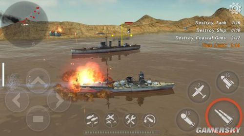 3d直升机炮艇战正版中文版 v2.3.6 安卓版1