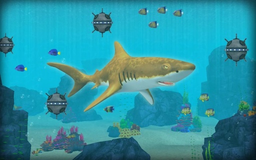 鲨鱼攻击模拟器3D修改版 v2.1 安卓解锁版1