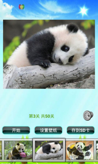 大熊猫拼图儿童游戏 v1.0 安卓版0