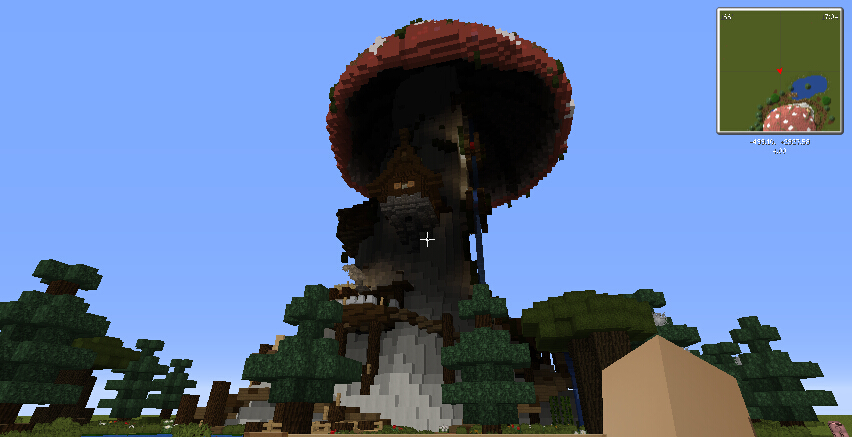 我的世界巨型蘑菇塔地图存档 绿色版0