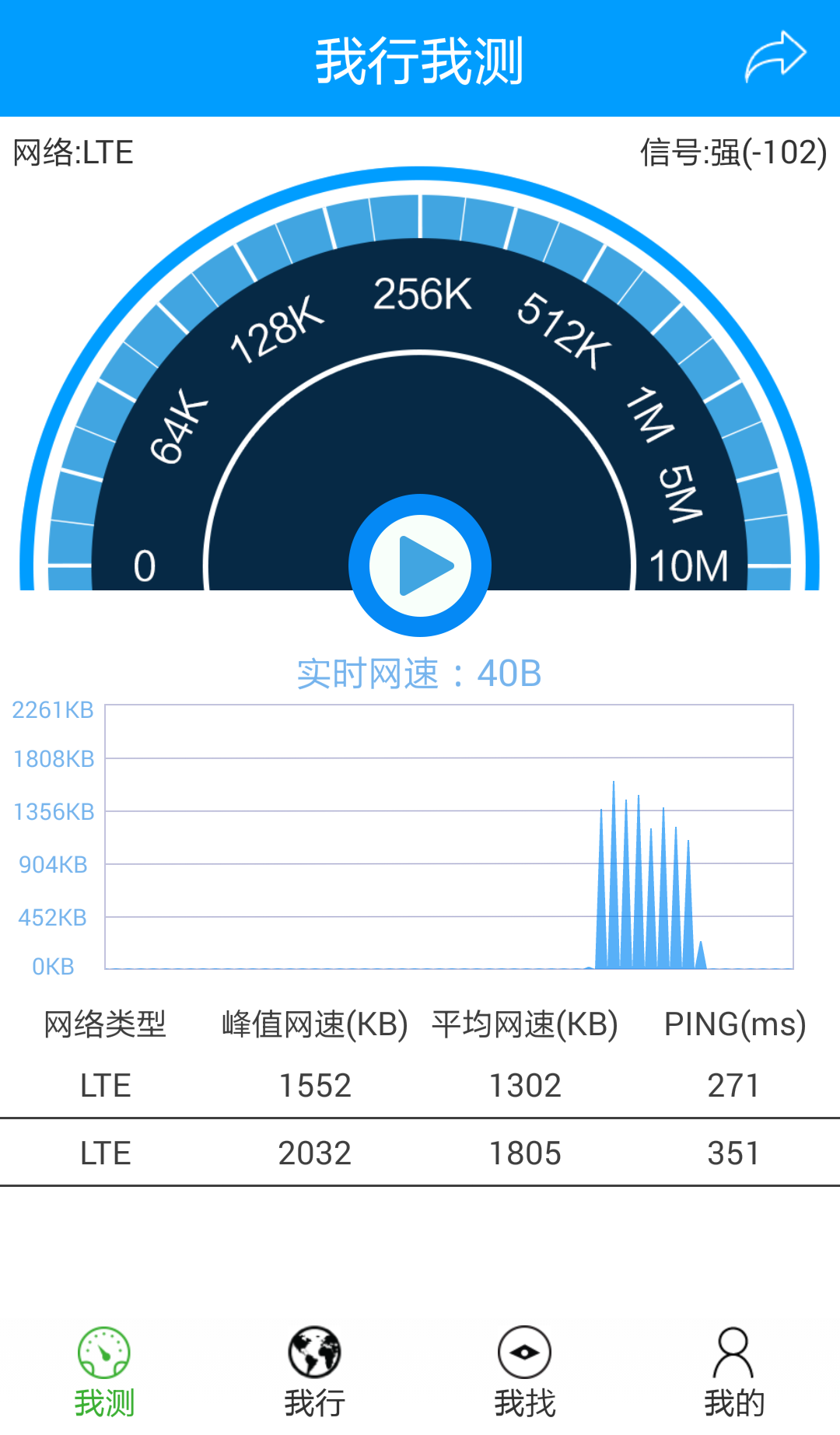 我行我測(cè)(手機(jī)信號(hào)檢測(cè)) v1.1.4 安卓版 1