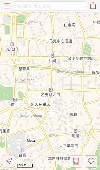 我在哪儿(韩国地图) v2.8.6 安卓版1