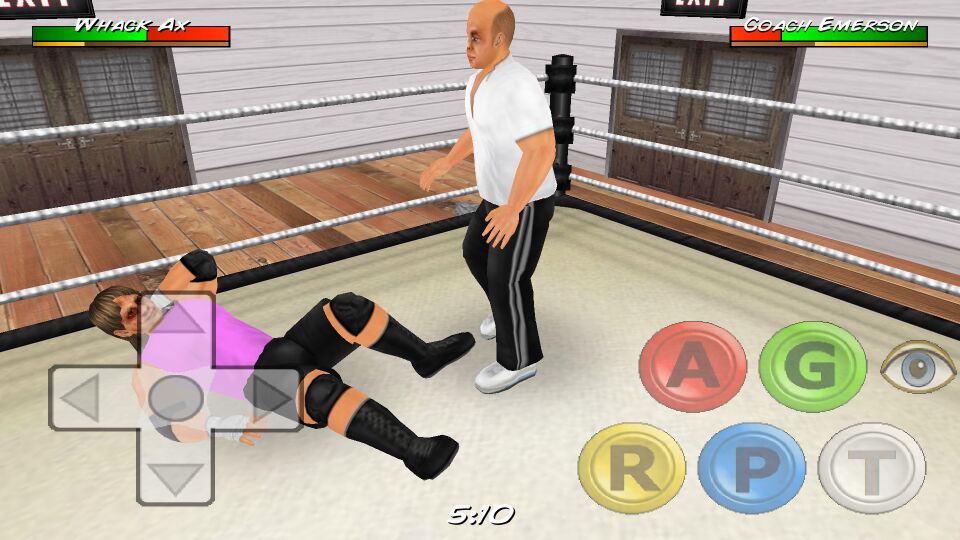 摔跤革命3d汉化版(Wrestling Revolution 3D) v1.702 安卓版0