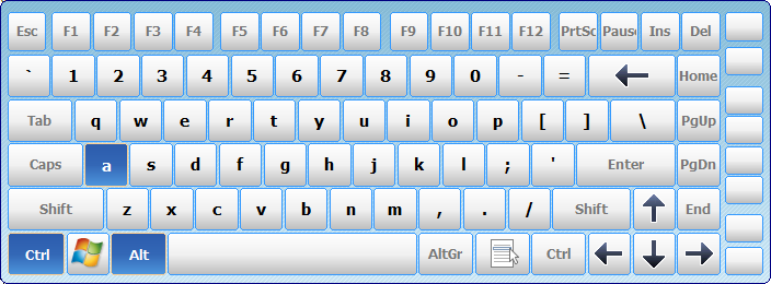 Hot Virtual Keyboard修改版((电脑虚拟键盘)) v8.3.8.0 绿色中文版0