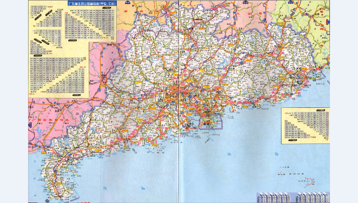 广东省高速公路地图全图高清版 2016JPG版0