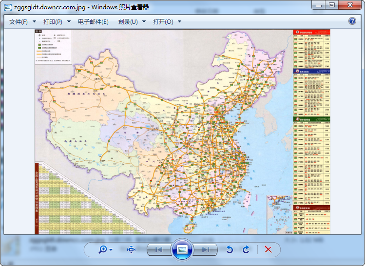 中国高速公路地图全图高清版 jpg格式0