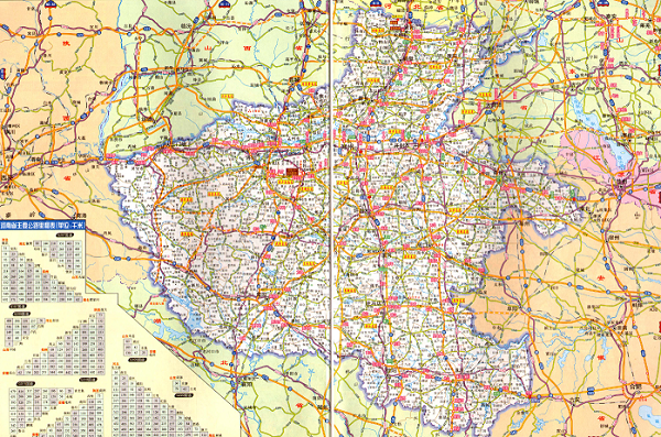 河南高速公路地图全图高清版 2016JPG版0