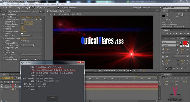 optical flares for mac(ae镜头光晕插件) v1.3.5 免费版0