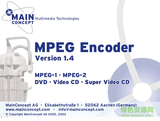 mainconcept mpeg encoder(avi转mpeg) v1.51 汉化版0