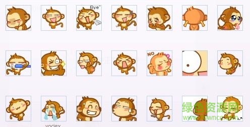 猴子动态表情包图片大全(400+个可爱的表情) 免费版 0