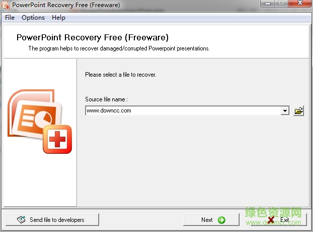 PowerPoint Recovery Free(ppt修复工具) v1.0.1 绿色版0