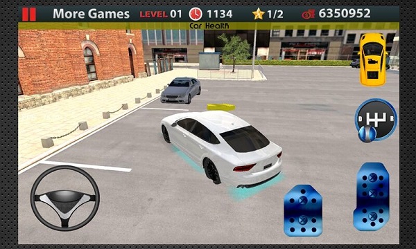 驾校3D停车场无限金币版(Driving School 3D Parking) v1.7 安卓版0