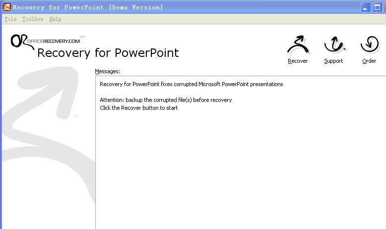 recovery for powerpoint修改版(ppt文件修复工具) v3.3 最新免费版0