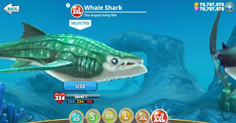 饥饿鲨世界3d中文修改版 v3.6 安卓无限金币钻石版1