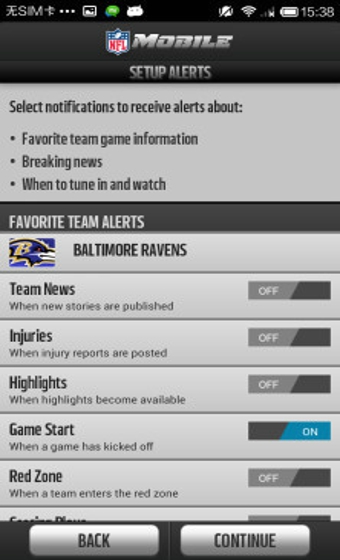 NFL mobile2016(橄欖球資訊應用) v13.0.10 安卓版 0