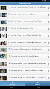 手机PS视频教程全集app(Photoshop Tutorial Video) v1.0 最新安卓版0
